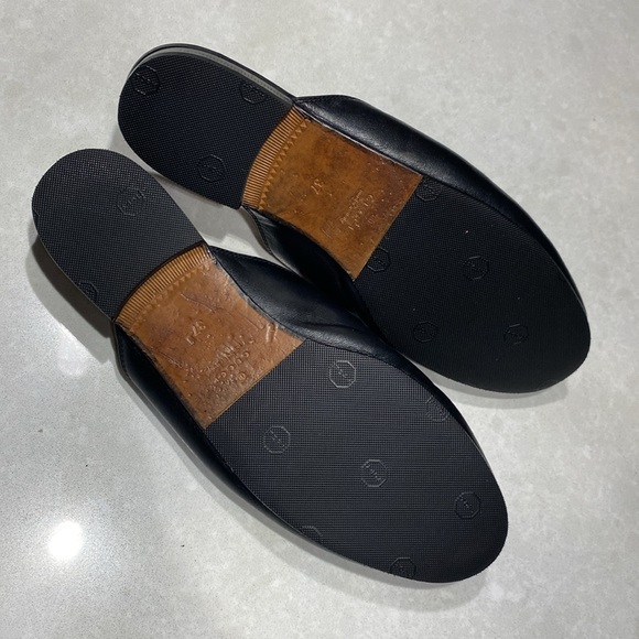 GUCCI PRINCETOWN LEATHER SLIPPER black Size 7 style 423513⭐️⭐️⭐️⭐️⭐️ - Picture 10 of 15